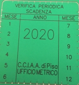 verifica periodica degli strumenti metrici